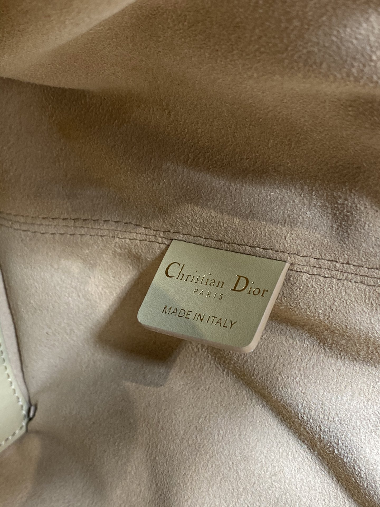 Medium Dior Toujours Bag Apricot Macrocannage Calfskin